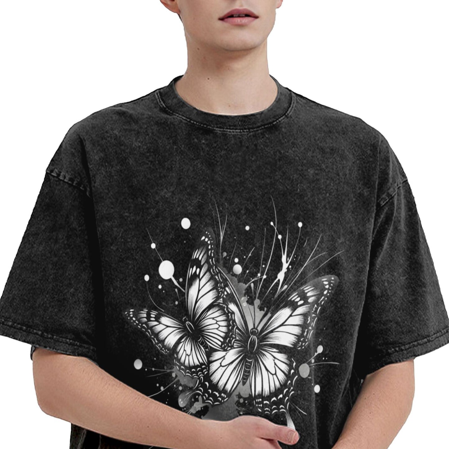 Men's Heavyweight Cotton Short Sleeve Crew Neck T-Shirt GOT070B