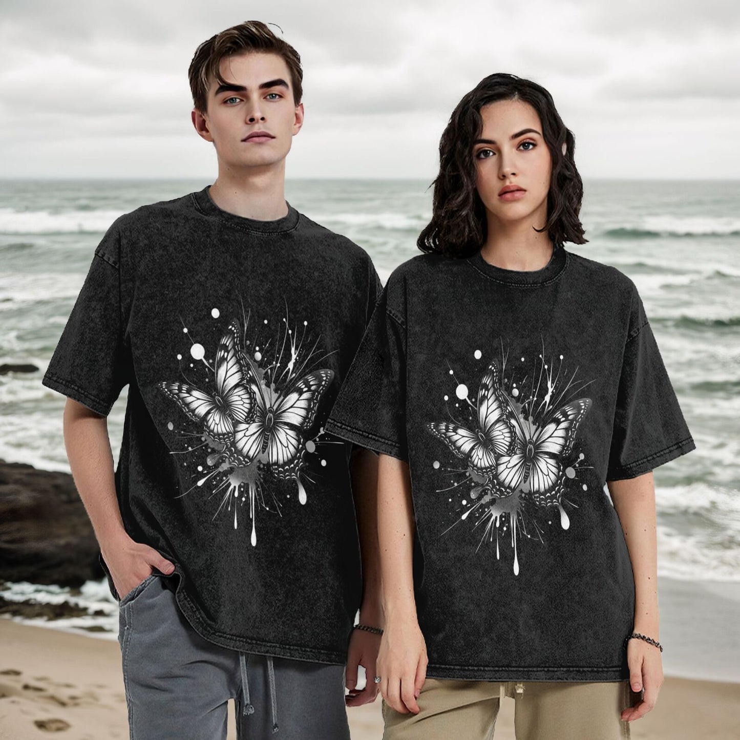 Men's Heavyweight Cotton Short Sleeve Crew Neck T-Shirt GOT070B