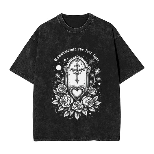 Men's Heavyweight Cotton Short Sleeve Crew Neck T-Shirt GOT104W
