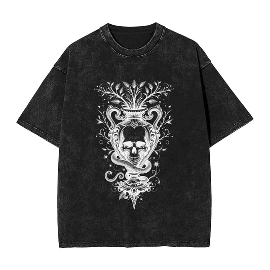 Men's Heavyweight Cotton Short Sleeve Crew Neck T-Shirt GOT067W
