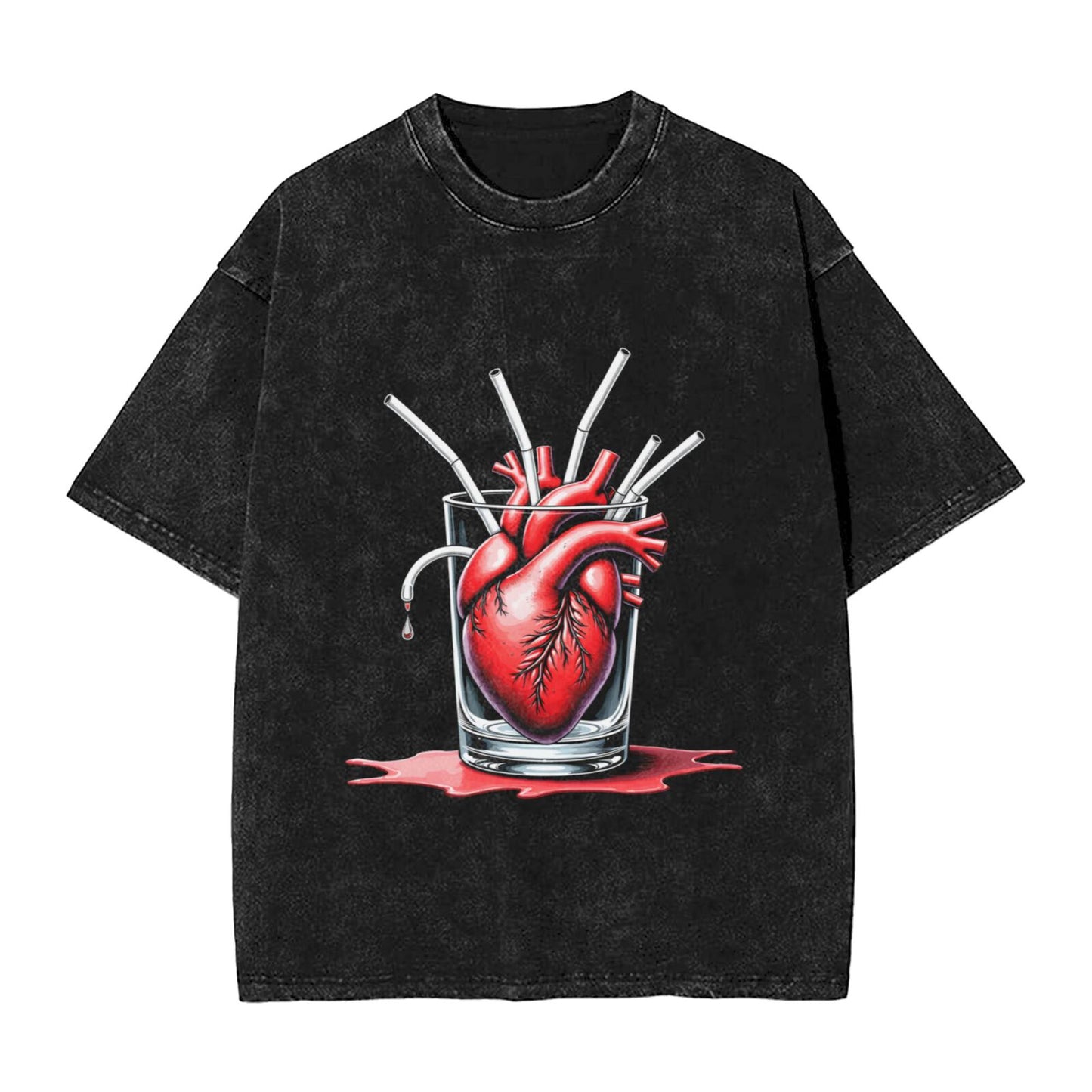 Men's Heavyweight Cotton Short Sleeve Crew Neck T-Shirt GOT109R