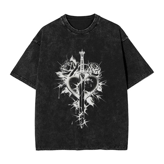 Mens T Shirt - Short Sleeve Breathable Workout Shirt with 4-Way Stretch Fresh Classic Tshirts Thorn GOT043W