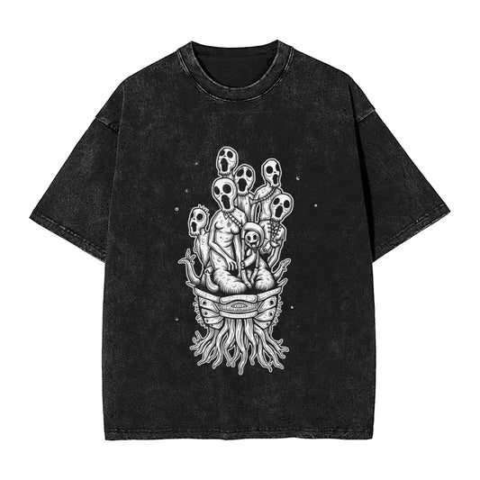 Men's Heavyweight Cotton Short Sleeve Crew Neck T-Shirt GOT106W