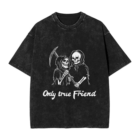 Men's Heavyweight Cotton Short Sleeve Crew Neck T-Shirt GOT062W