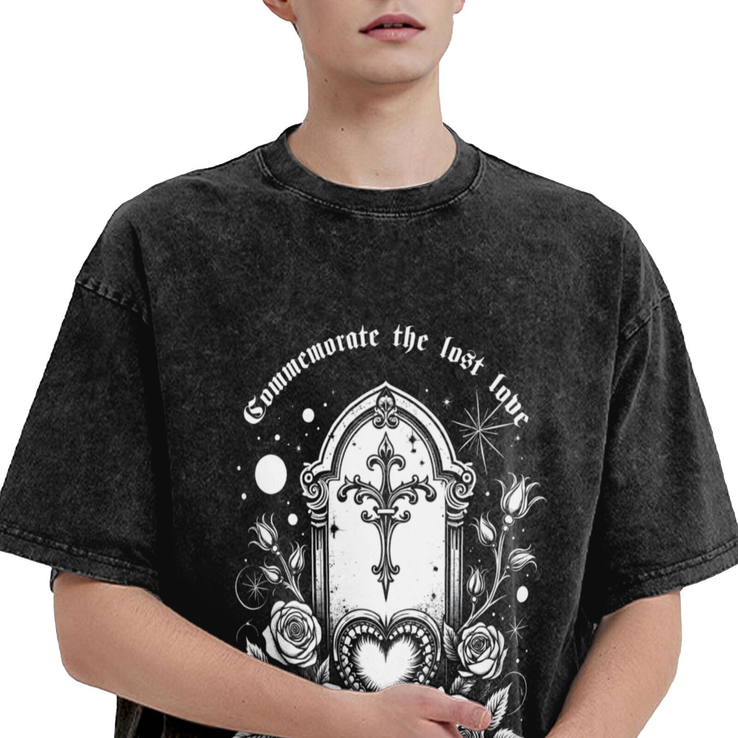Men's Heavyweight Cotton Short Sleeve Crew Neck T-Shirt GOT104W