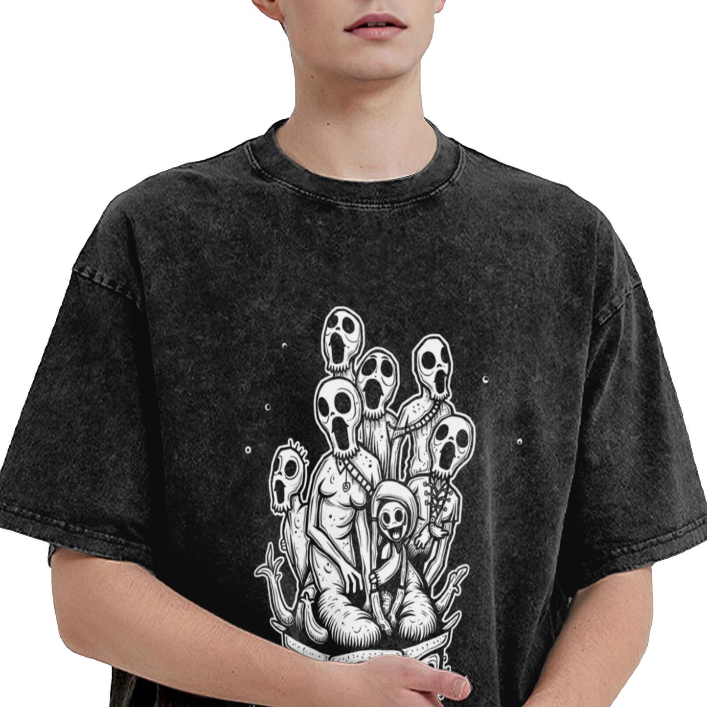 Men's Heavyweight Cotton Short Sleeve Crew Neck T-Shirt GOT106W