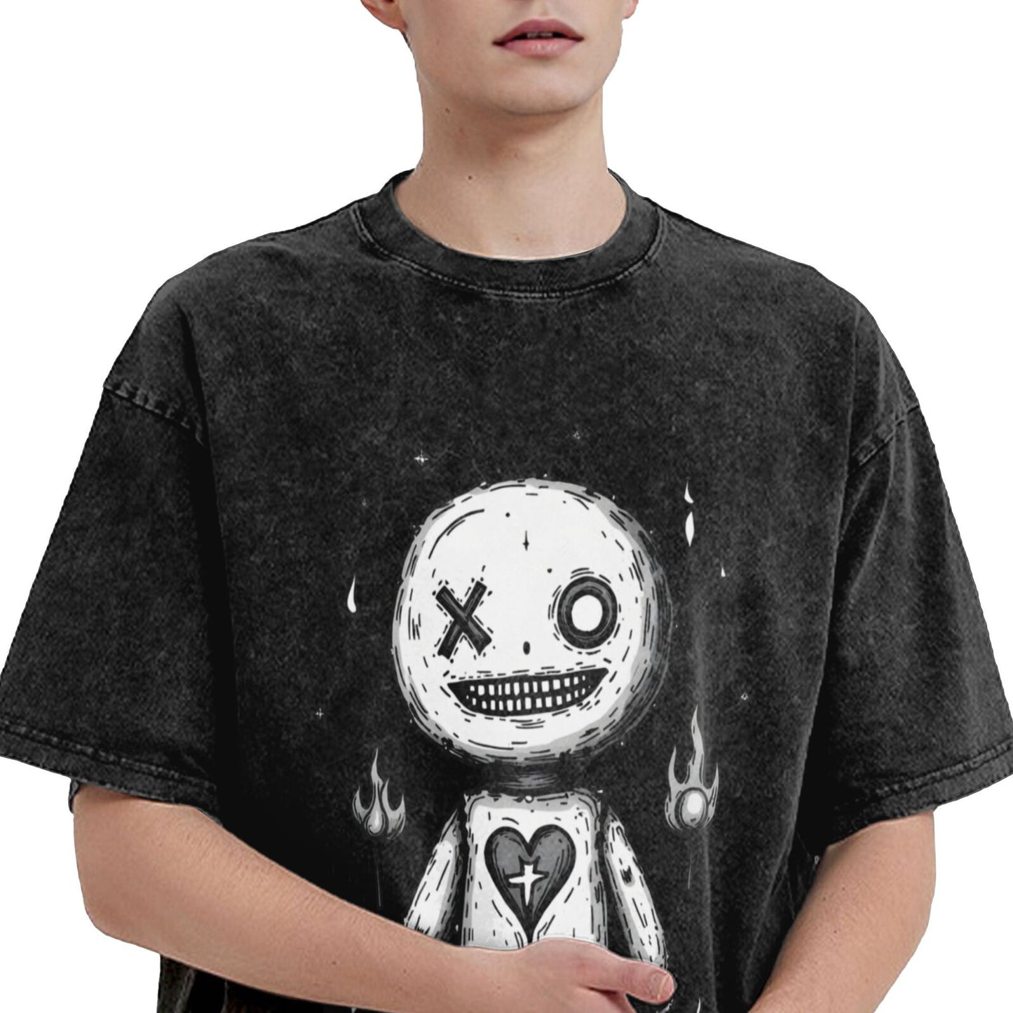 Men's Cotton T-Shirts Unisex Short Sleeves Casual T-Shirts for Men GOT094W