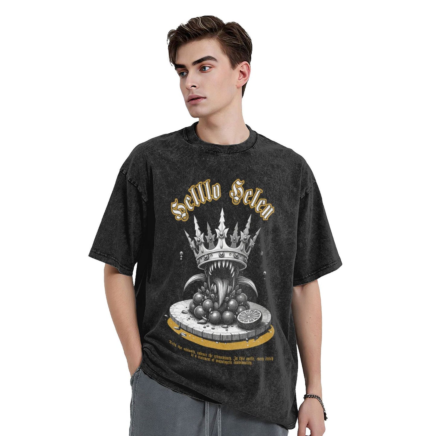 Men's Cotton T-Shirts Unisex Short Sleeves Casual T-Shirts for Men GOT059B
