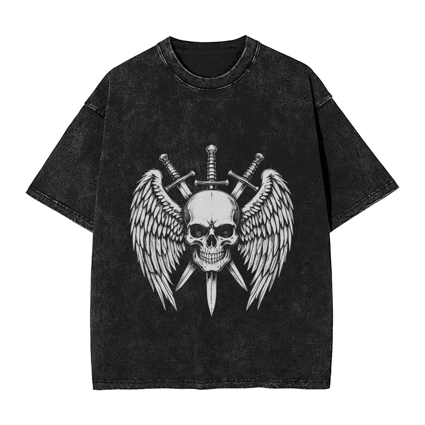 Men's Cotton Graphic Print T-Shirt - Breathable Crew Neck Casual Tee with Novelty Design for Daily Wear GOT001W