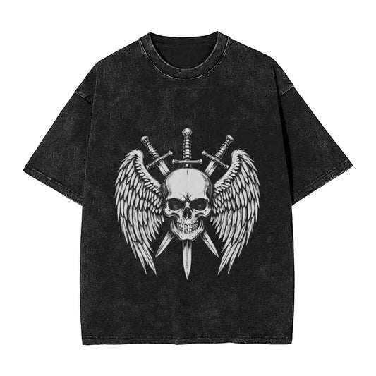 Men's Cotton Graphic Print T-Shirt - Breathable Crew Neck Casual Tee with Novelty Design for Daily Wear GOT001W