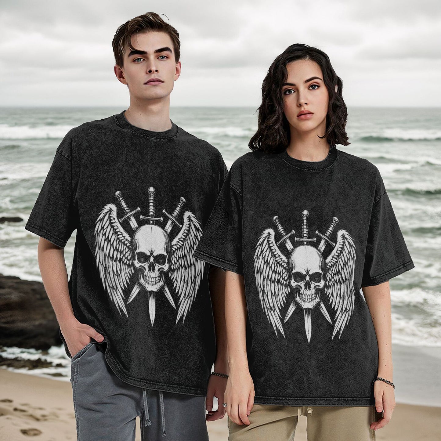 Men's Cotton Graphic Print T-Shirt - Breathable Crew Neck Casual Tee with Novelty Design for Daily Wear GOT001W