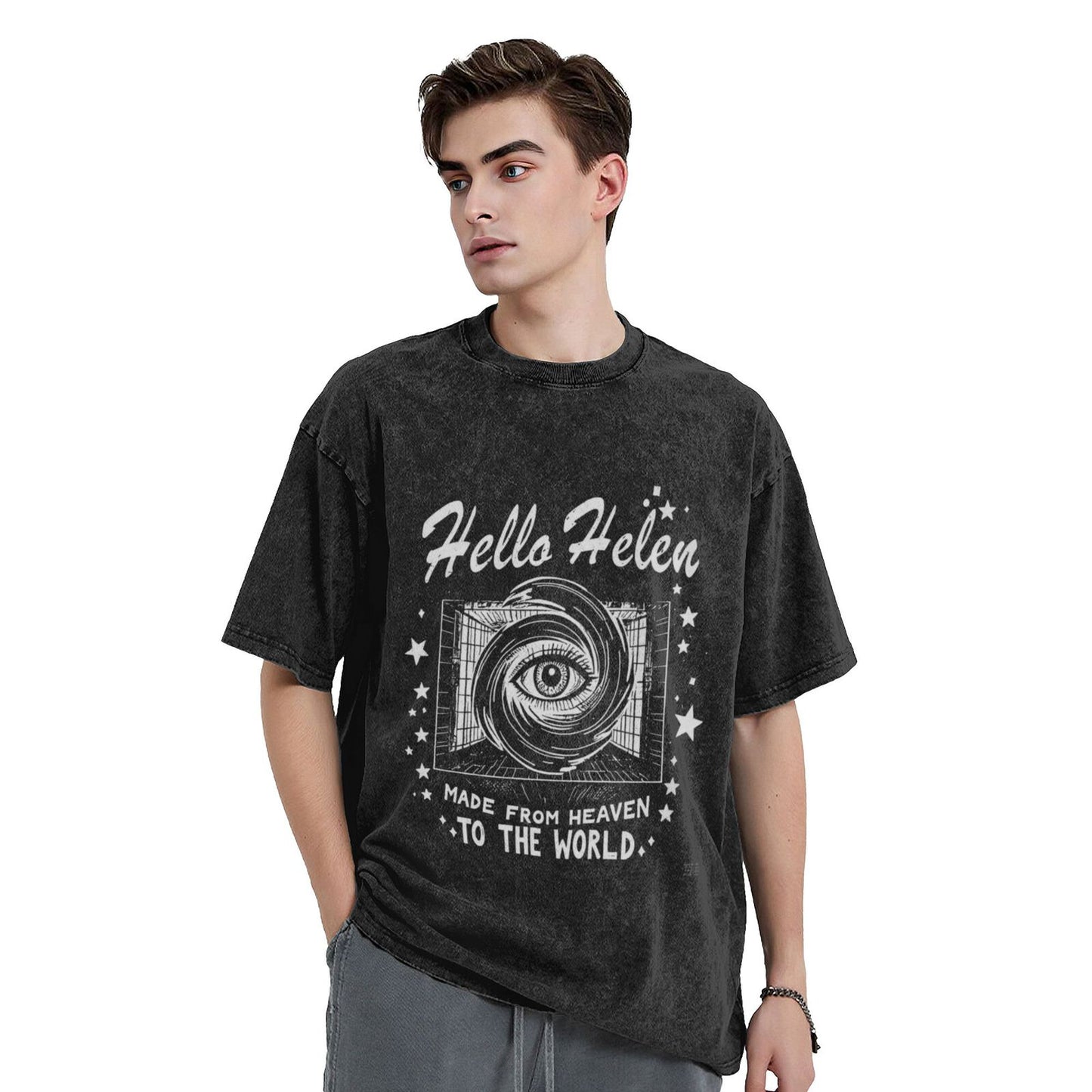 Men's Cotton T-Shirts Unisex Short Sleeves Casual T-Shirts for Men GOT005W