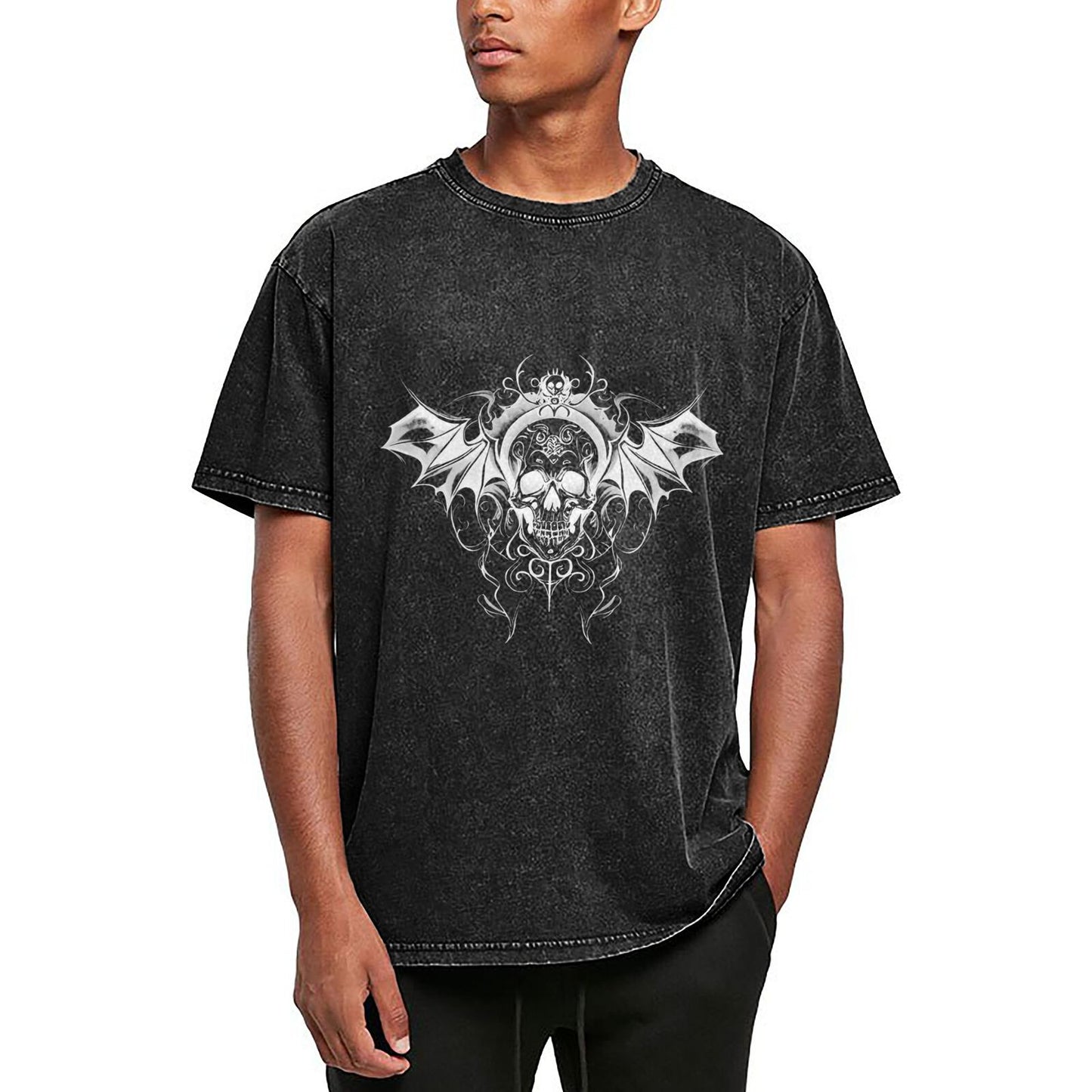 Essential Cotton Short Sleeve T-Shirt for Men - Soft & Airy Summer Staple with Artistic Prints for Street Style GOT006W