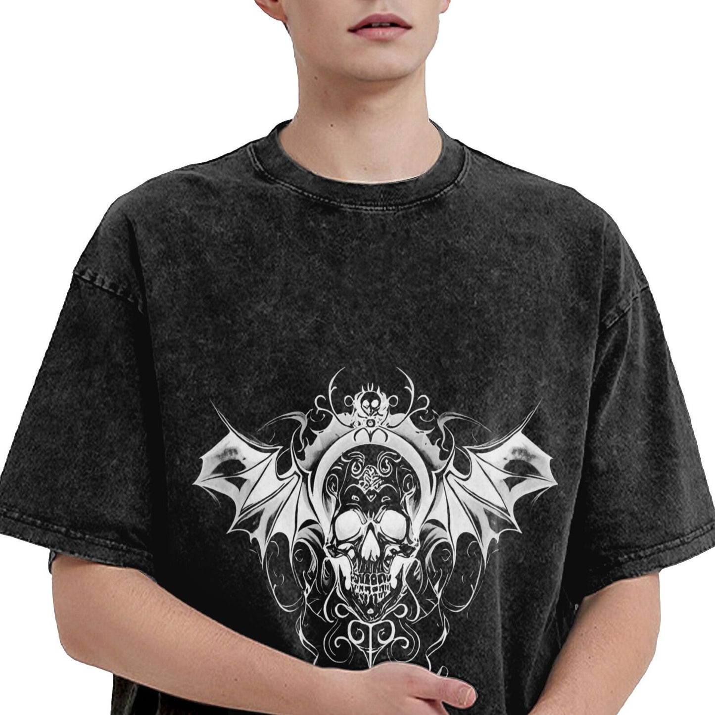 Essential Cotton Short Sleeve T-Shirt for Men - Soft & Airy Summer Staple with Artistic Prints for Street Style GOT006W