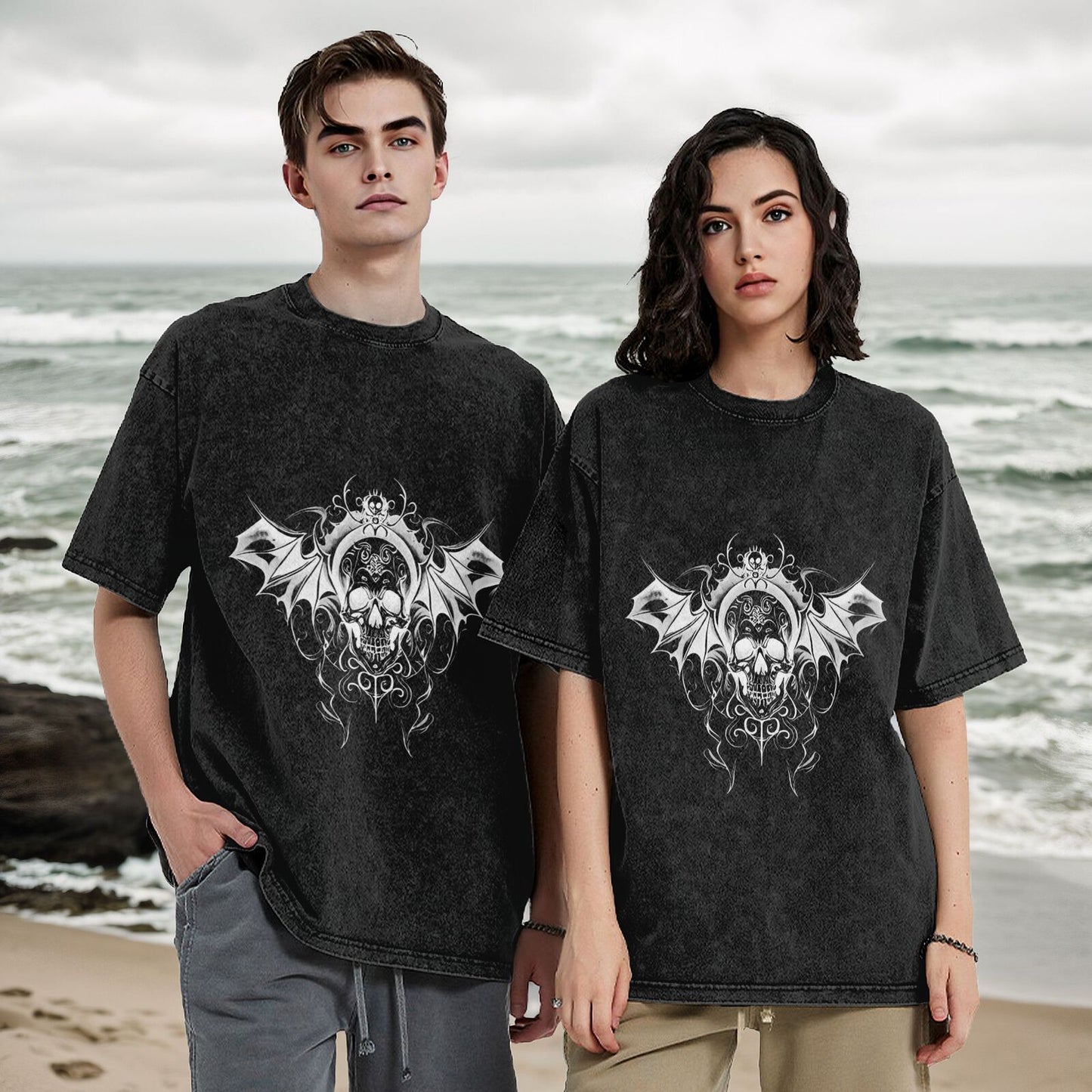 Essential Cotton Short Sleeve T-Shirt for Men - Soft & Airy Summer Staple with Artistic Prints for Street Style GOT006W