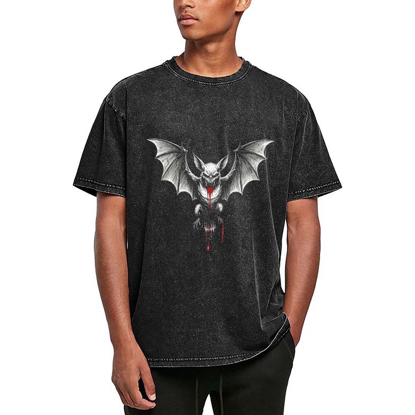 Unisex Cotton Short Sleeve T-Shirt - Year-Round Breathable Crew Neck Top with Playful Graphic T-Shirt GOT007W