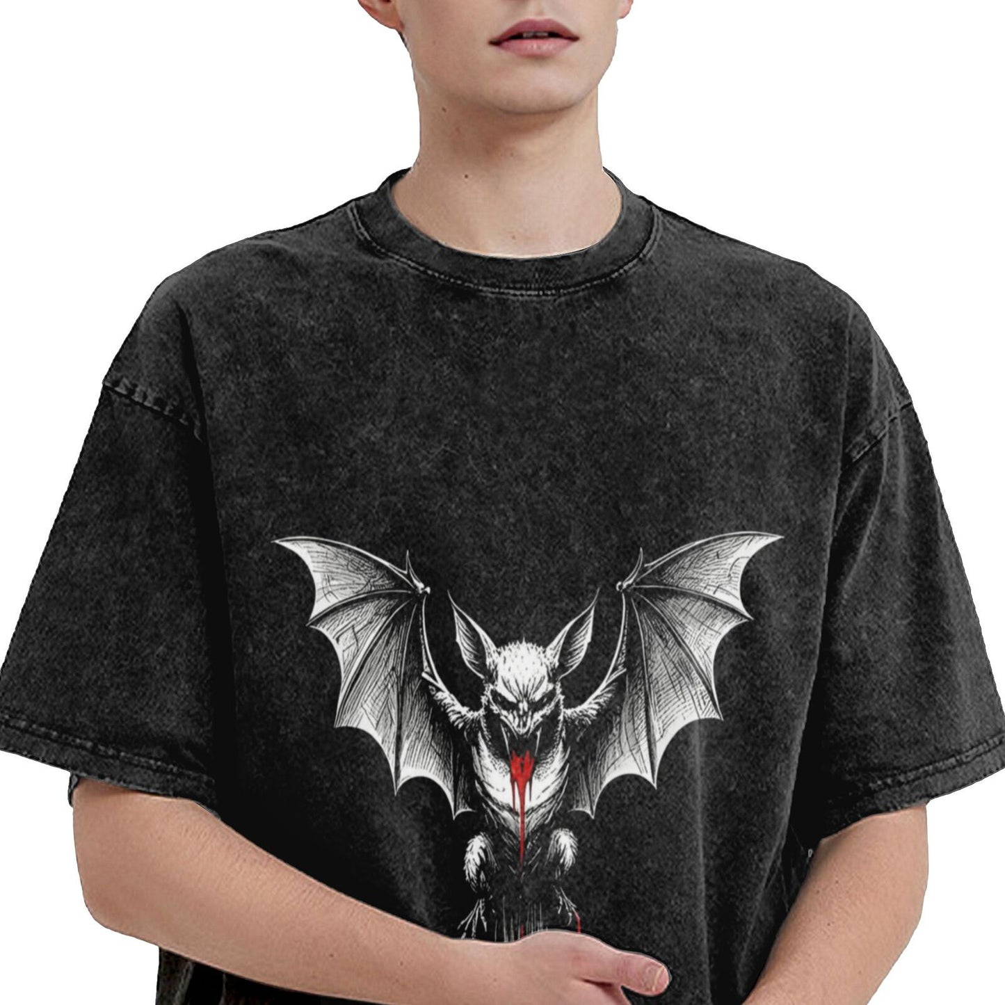 Unisex Cotton Short Sleeve T-Shirt - Year-Round Breathable Crew Neck Top with Playful Graphic T-Shirt GOT007W