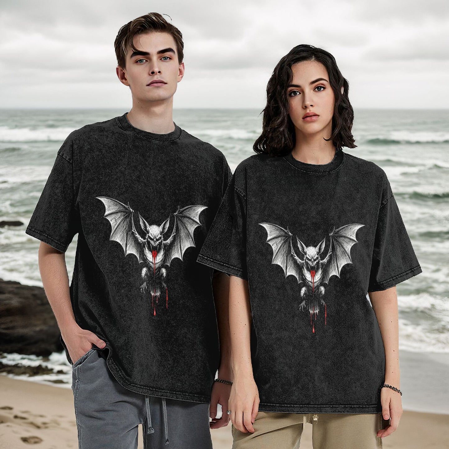 Unisex Cotton Short Sleeve T-Shirt - Year-Round Breathable Crew Neck Top with Playful Graphic T-Shirt GOT007W