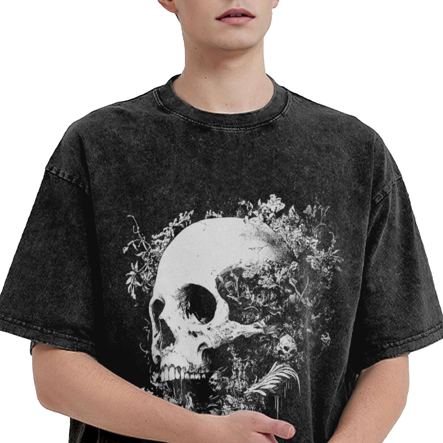 Mens Cotton T-Shirt - Soft Reinforced Neckline with Custom Prints for Everyday Style GOT010W