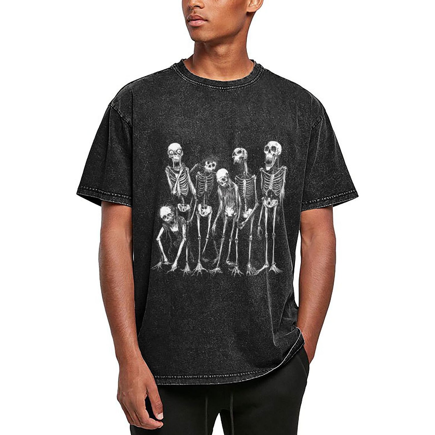 Men's Cotton T-Shirts Unisex Short Sleeves Casual T-Shirts for Men GOT012W