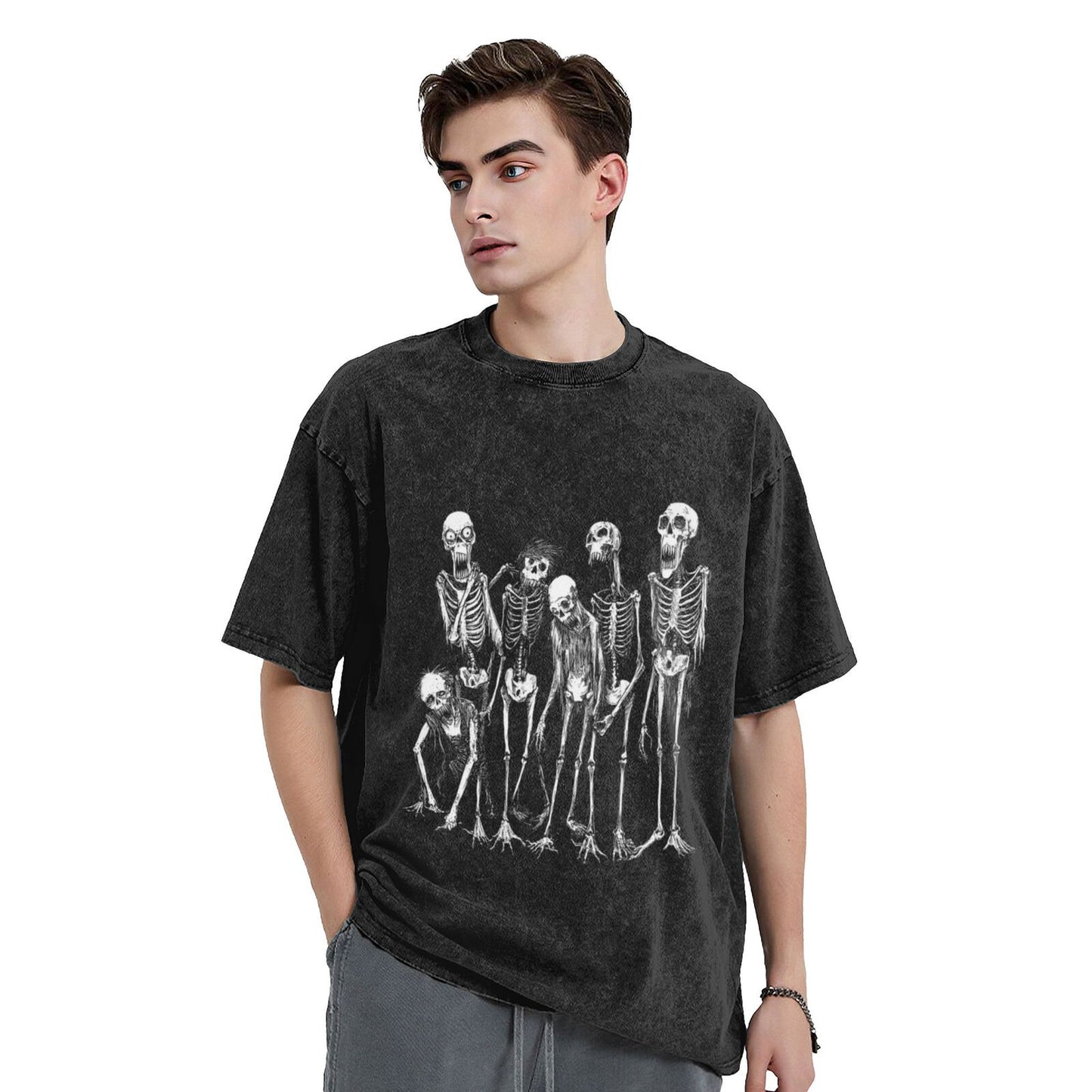Men's Cotton T-Shirts Unisex Short Sleeves Casual T-Shirts for Men GOT012W