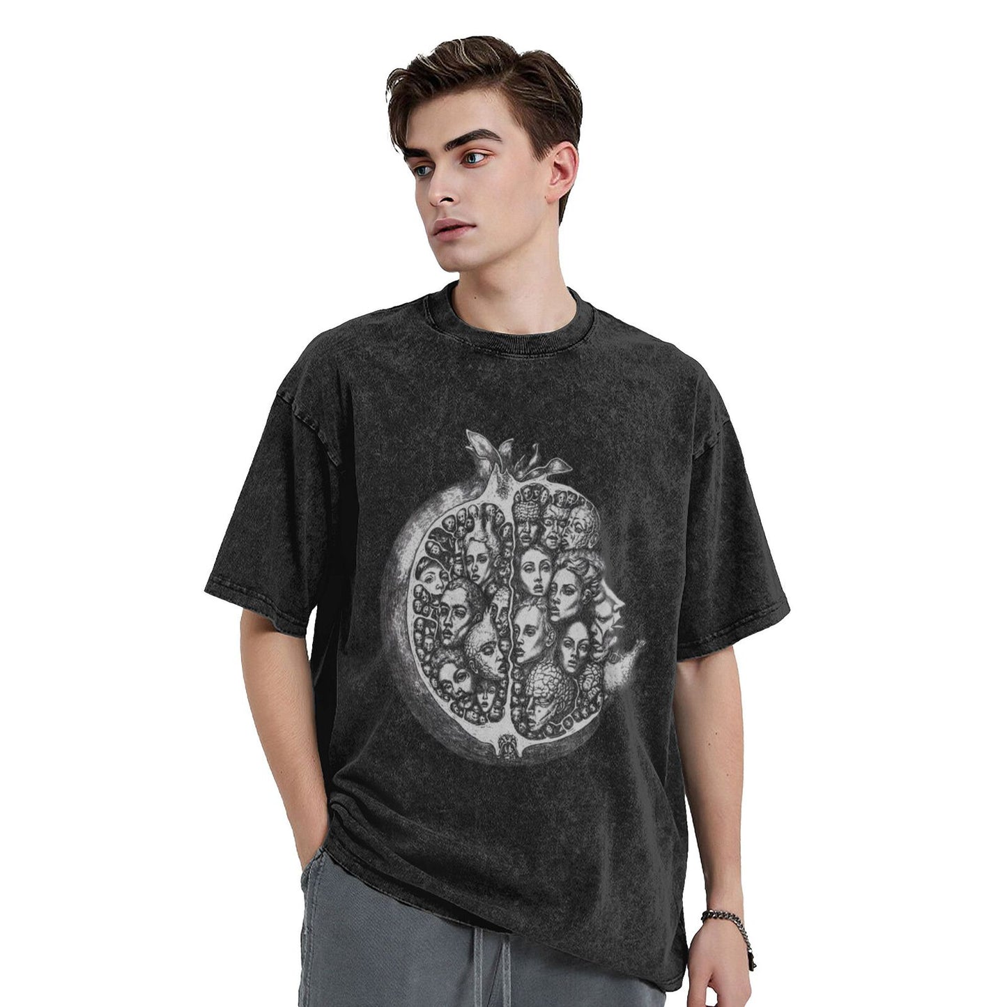 Men's Cotton T-Shirts Unisex Short Sleeves Casual T-Shirts for Men GOT015G
