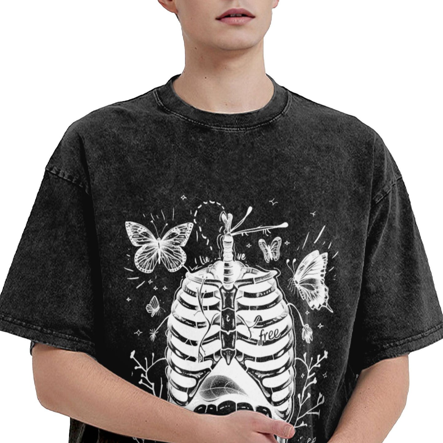 Men's Cotton T-Shirts Unisex Short Sleeves Casual T-Shirts for Men GOT016W