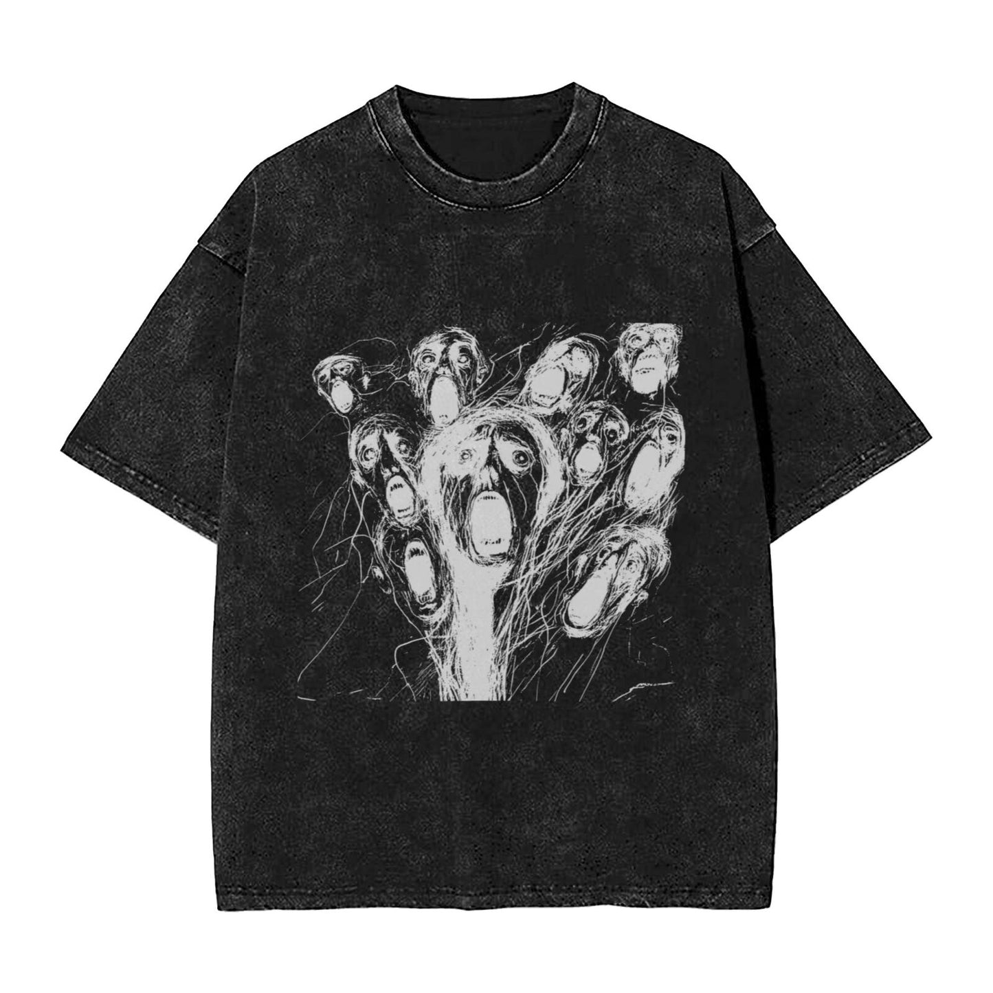 Unisex Cotton Short Sleeve T-Shirt - Year-Round Breathable Crew Neck Top with Playful Graphic T-Shirt GOT020W