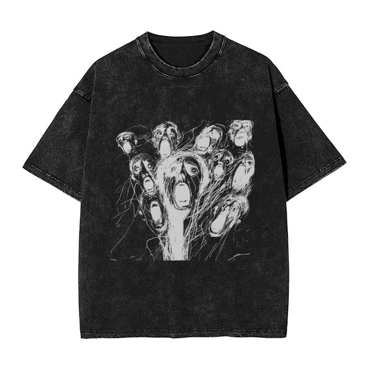 Unisex Cotton Short Sleeve T-Shirt - Year-Round Breathable Crew Neck Top with Playful Graphic T-Shirt GOT020W