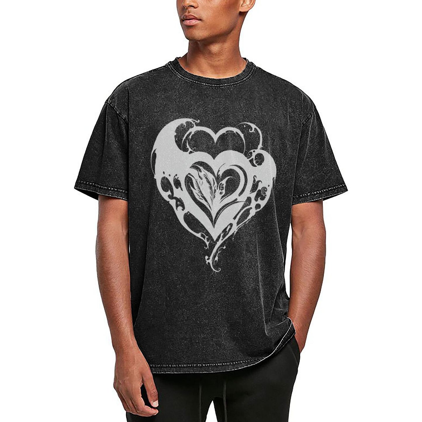 Men's Cotton T-Shirts Unisex Short Sleeves Casual T-Shirts for Men GOT021W