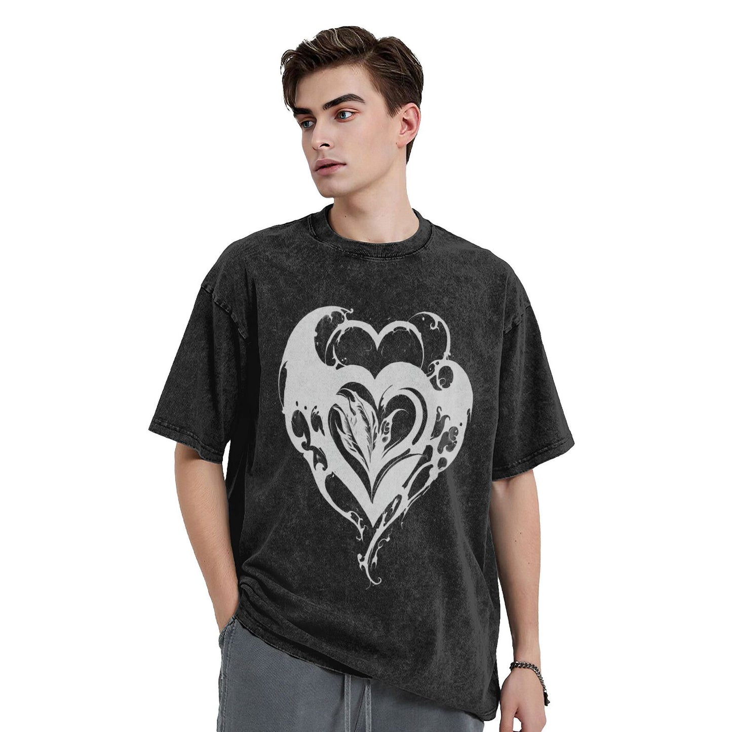 Men's Cotton T-Shirts Unisex Short Sleeves Casual T-Shirts for Men GOT021W
