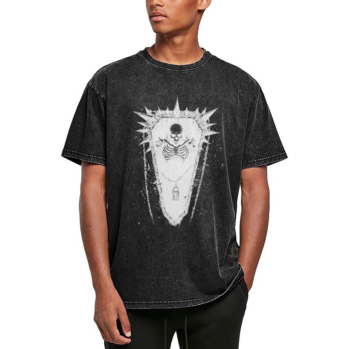 Men's Cotton T-Shirts Unisex Short Sleeves Casual T-Shirts for Men GOT022W
