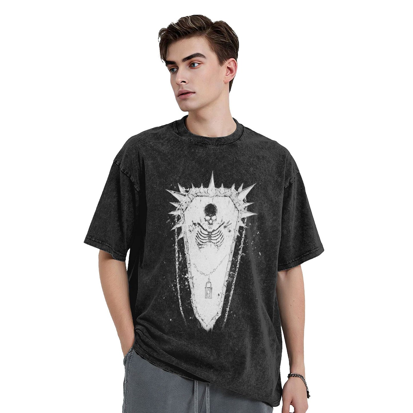 Men's Cotton T-Shirts Unisex Short Sleeves Casual T-Shirts for Men GOT022W
