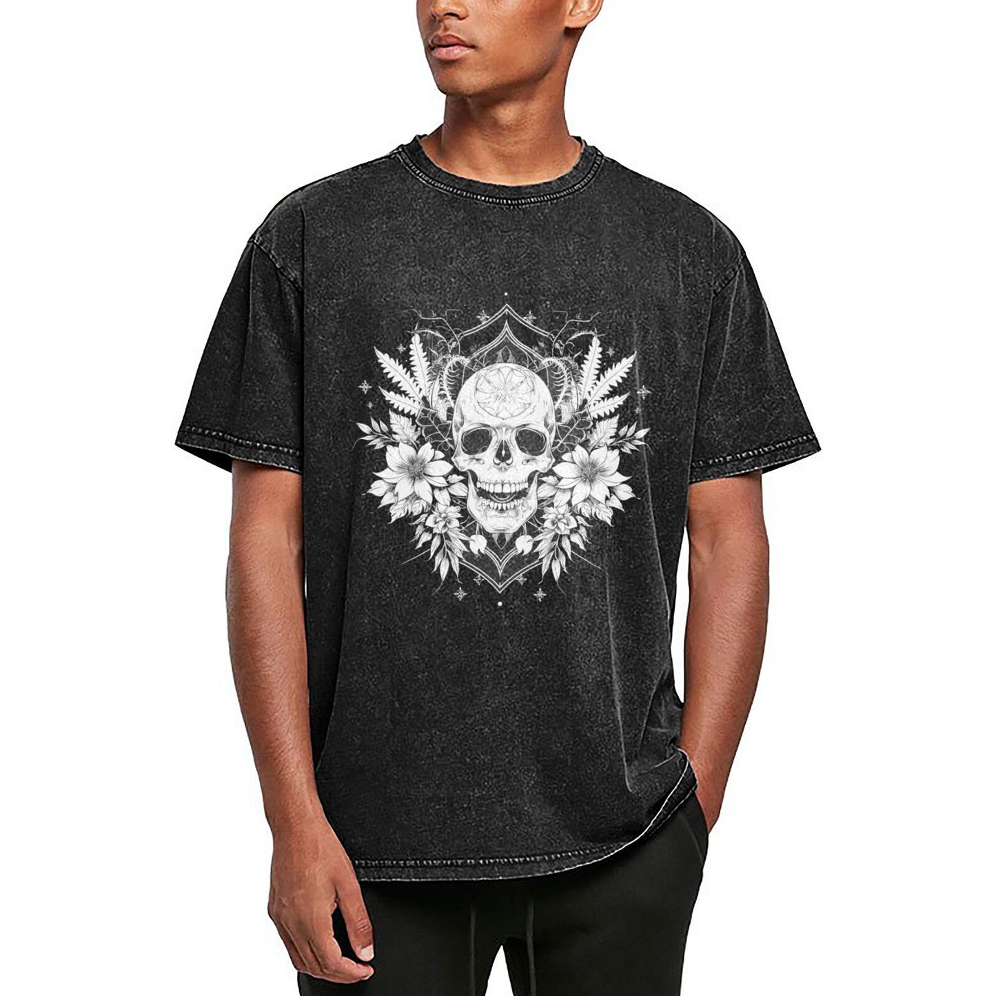 Men's Cotton T-Shirts Unisex Short Sleeves Casual T-Shirts for Men GOT026W