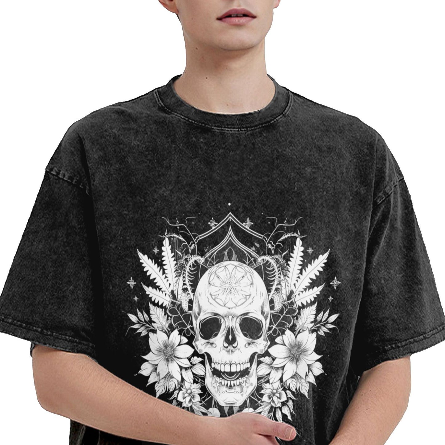 Men's Cotton T-Shirts Unisex Short Sleeves Casual T-Shirts for Men GOT026W