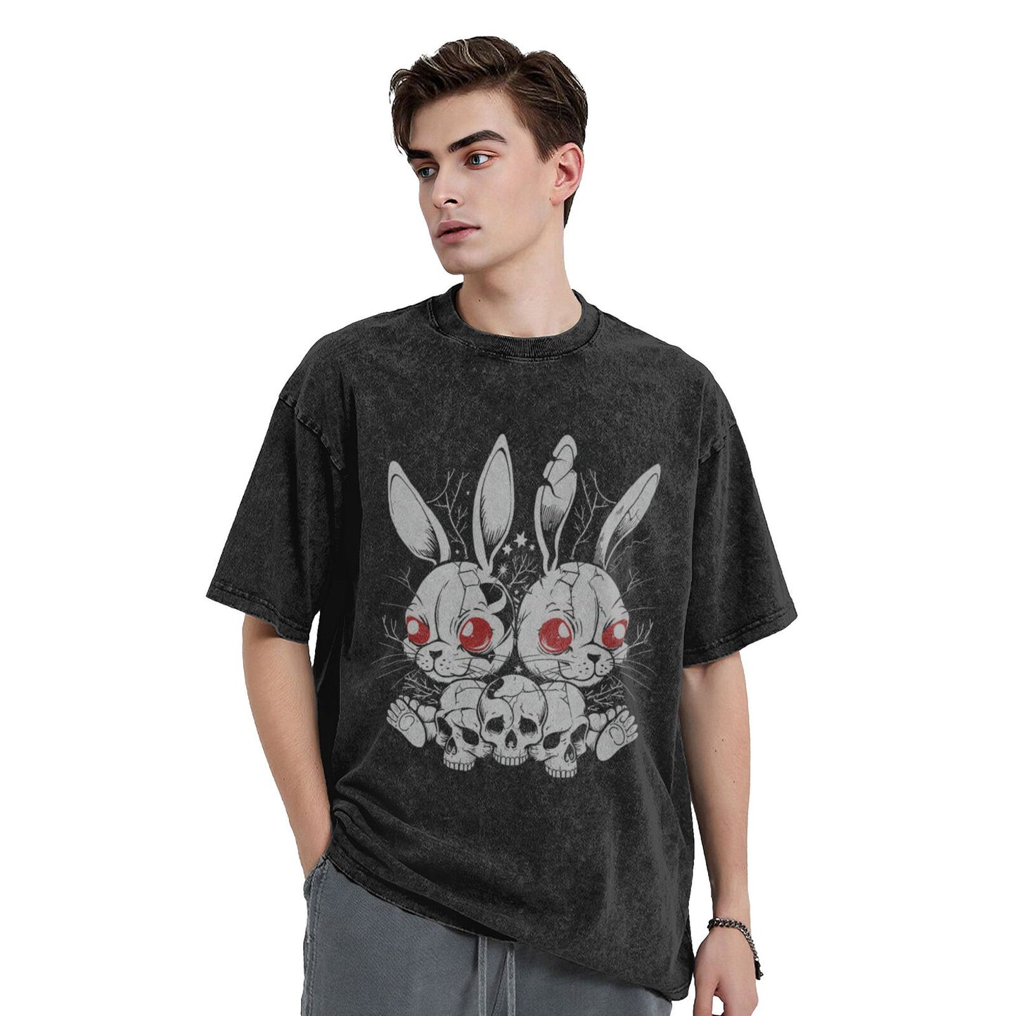 Men's Cotton T-Shirts Unisex Short Sleeves Casual T-Shirts for Men GOT027G