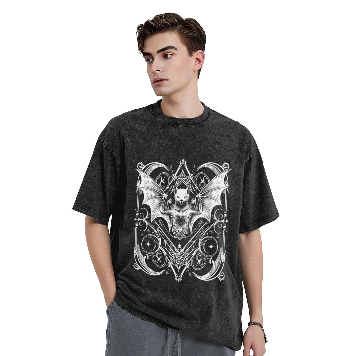 Men's Cotton T-Shirts Unisex Short Sleeves Casual T-Shirts for Men GOT028W
