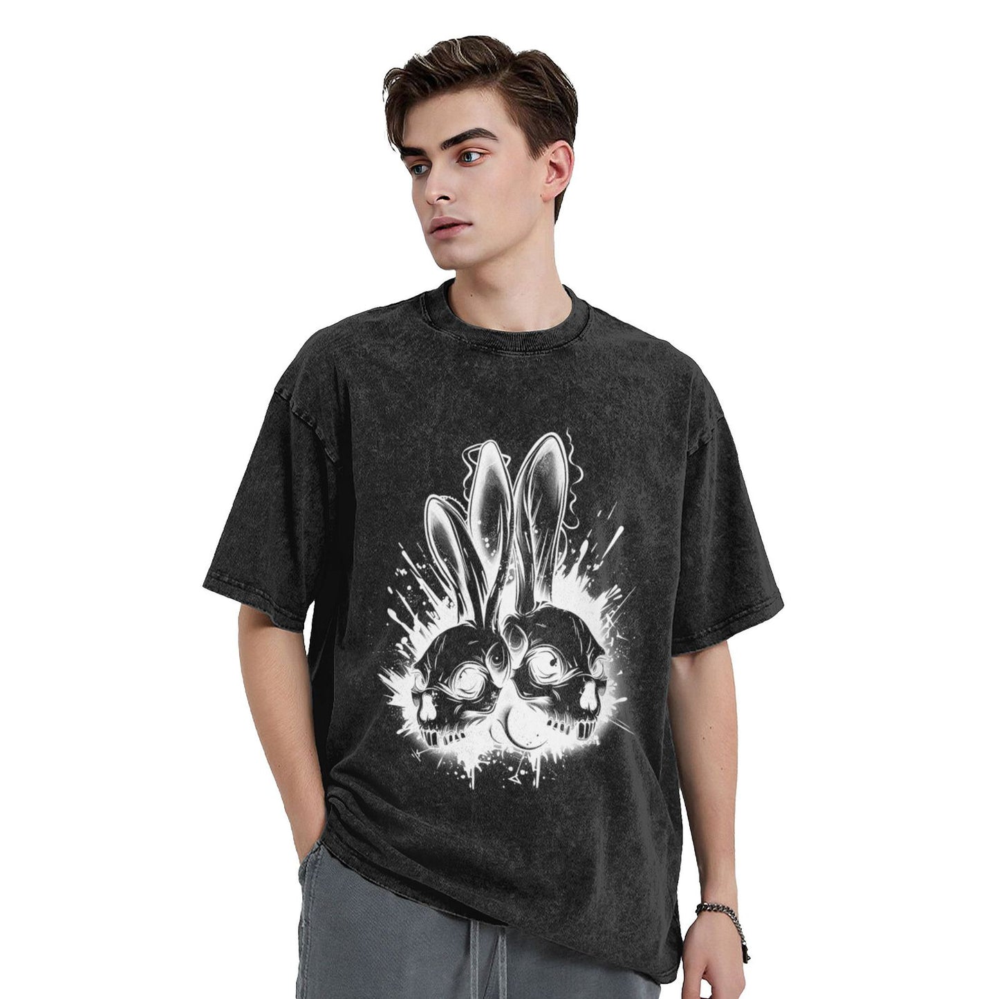 Men's Cotton T-Shirts Unisex Short Sleeves Casual T-Shirts for Men GOT030W