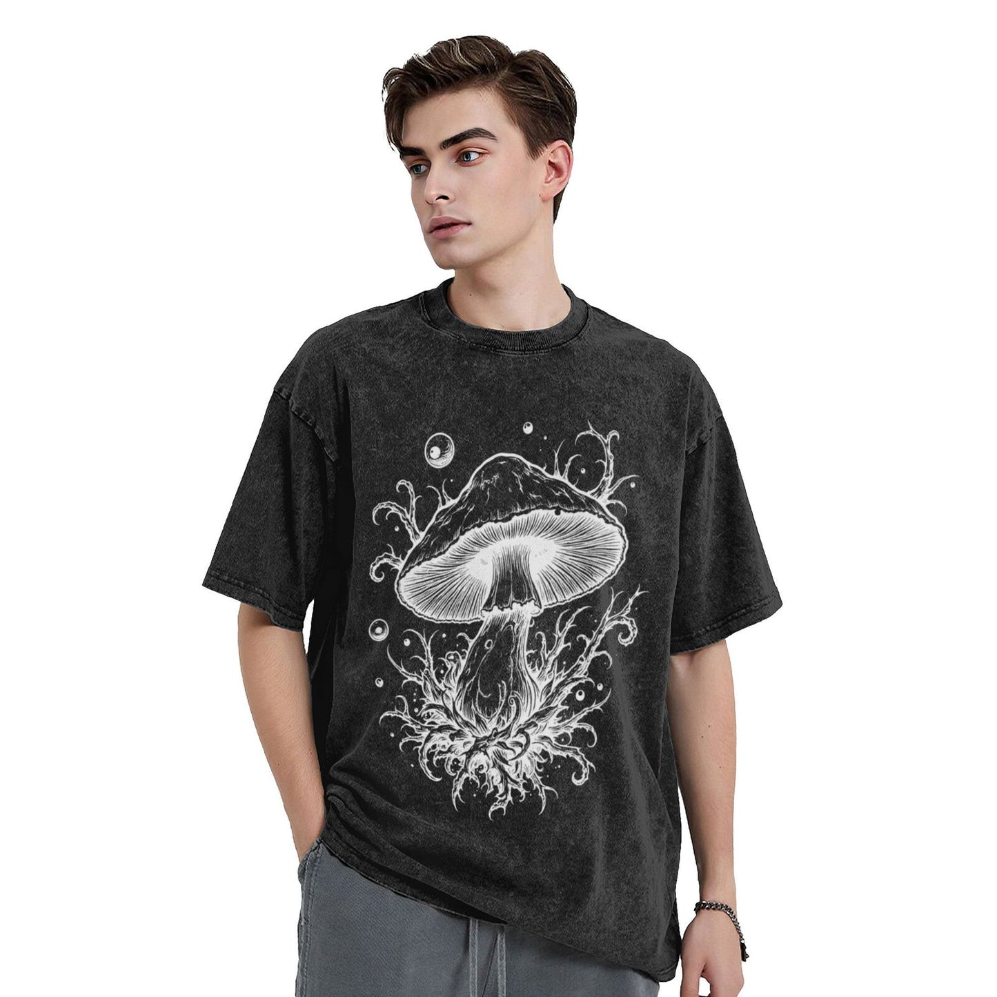 Mens T Shirt - Short Sleeve Breathable Workout Shirt with 4-Way Stretch Fresh Classic Tshirts GOT048W
