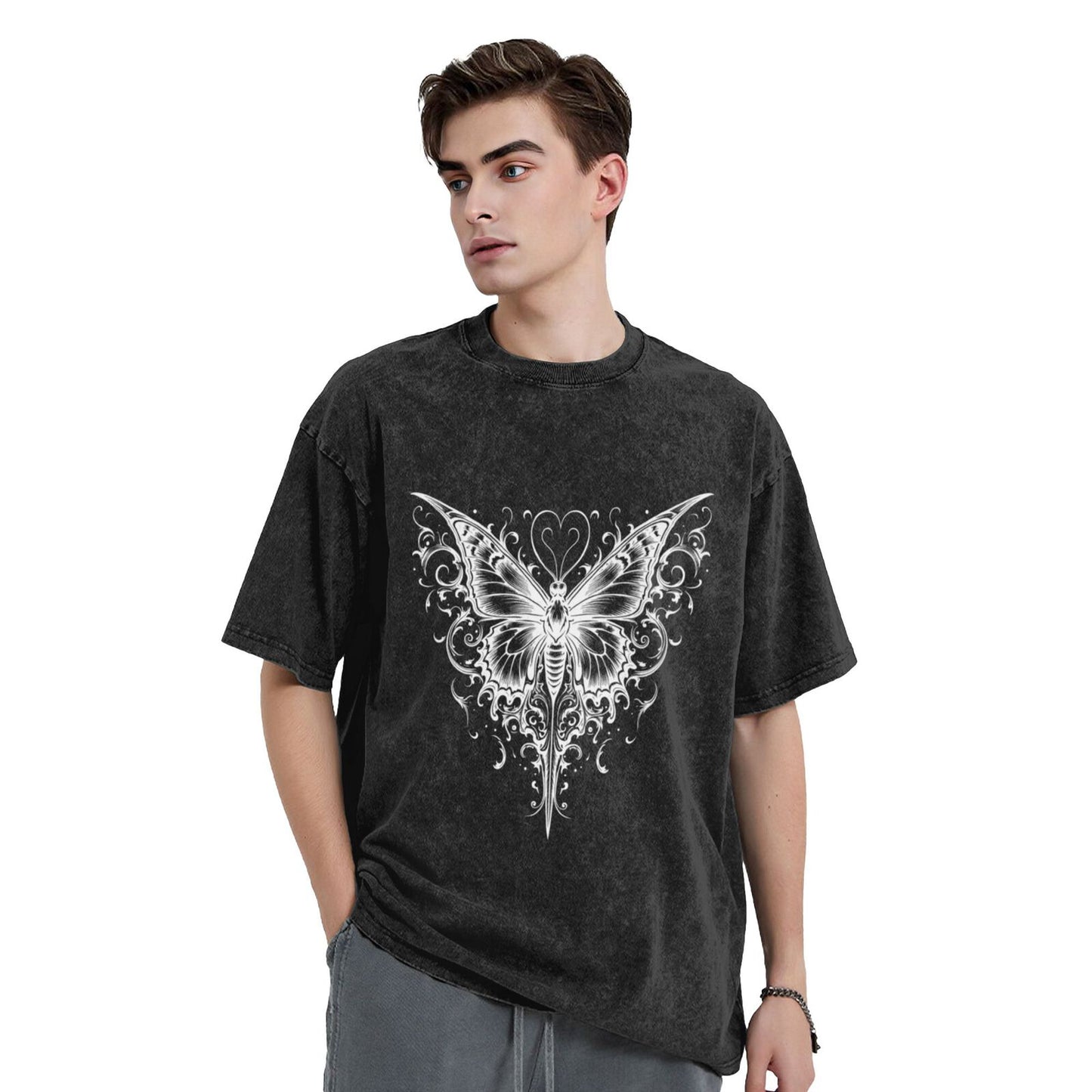 Men's Cotton T-Shirts Unisex Short Sleeves Casual T-Shirts for Men GOT060W