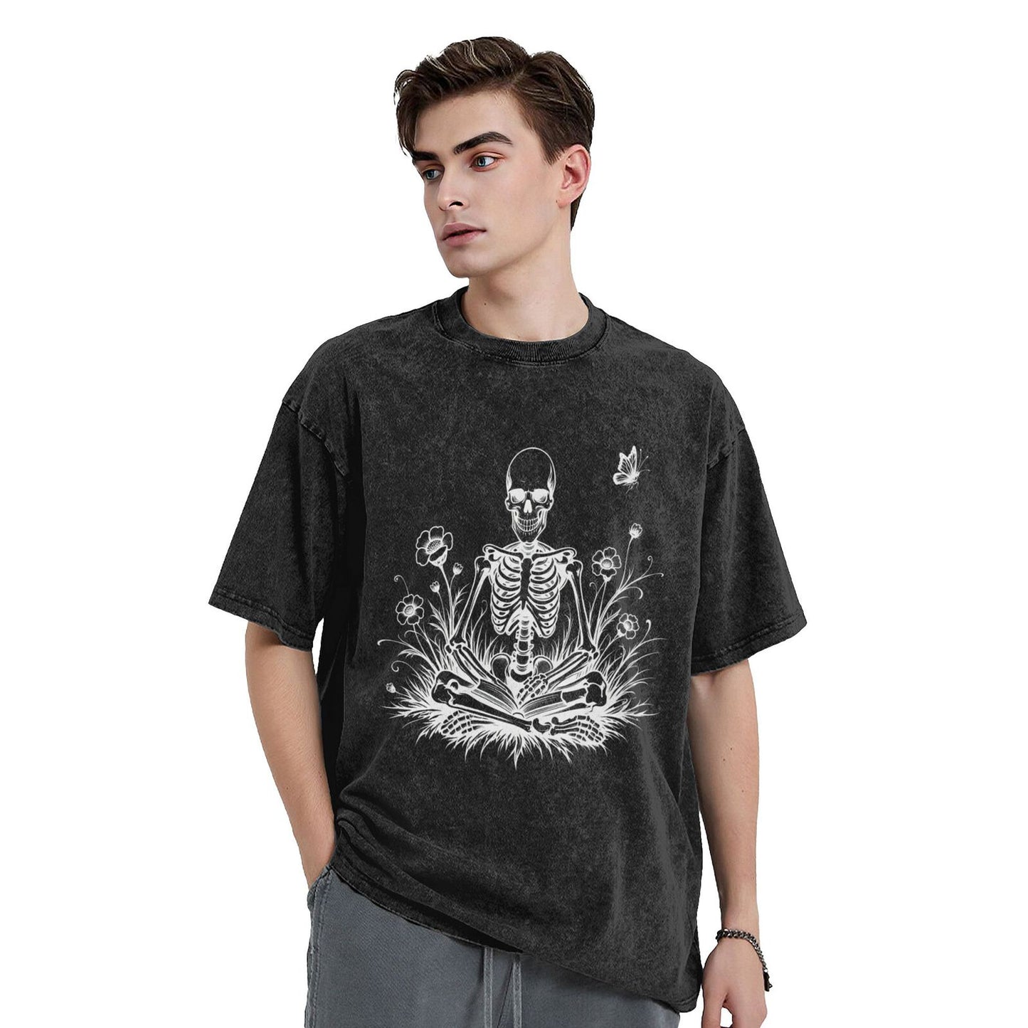 Men's Cotton T-Shirts Unisex Short Sleeves Casual T-Shirts for Men GOT131W