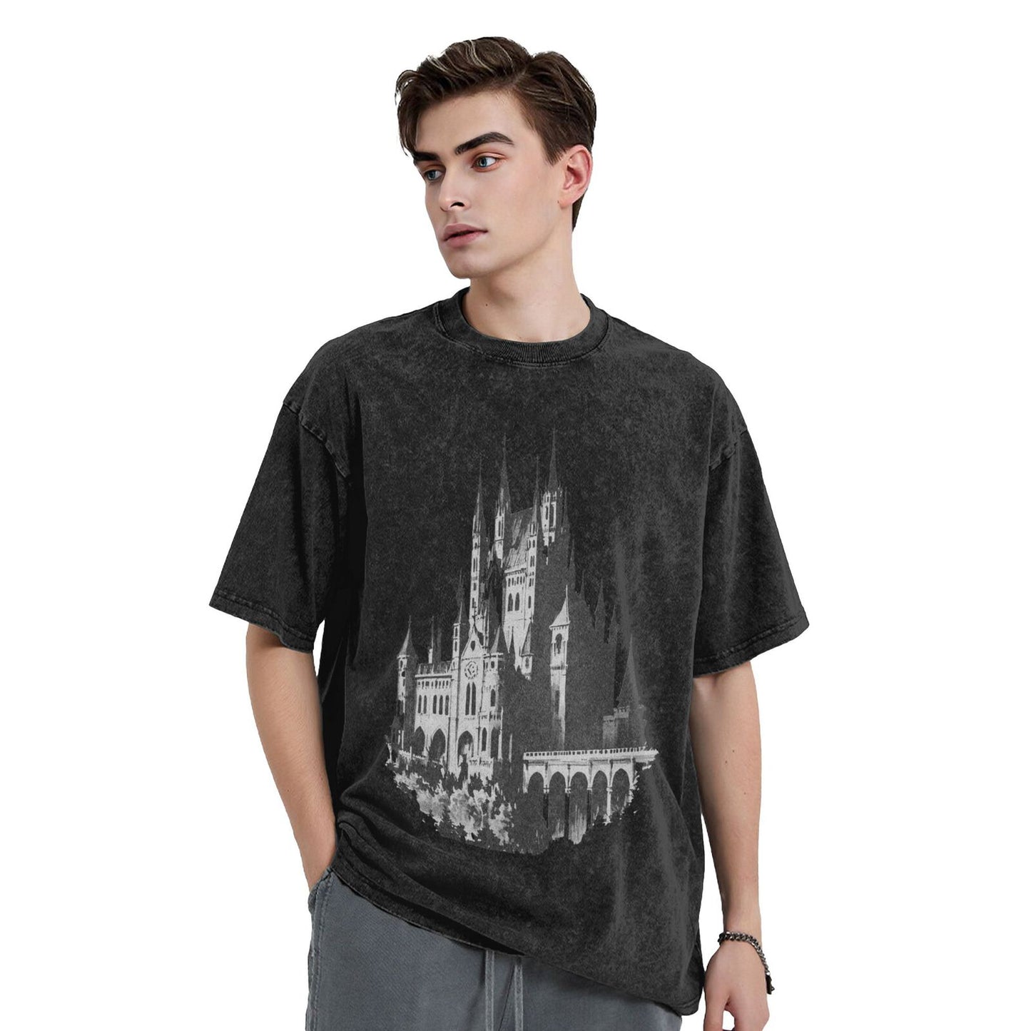 Men's Cotton T-Shirts Unisex Short Sleeves Casual T-Shirts for Men GOT100B