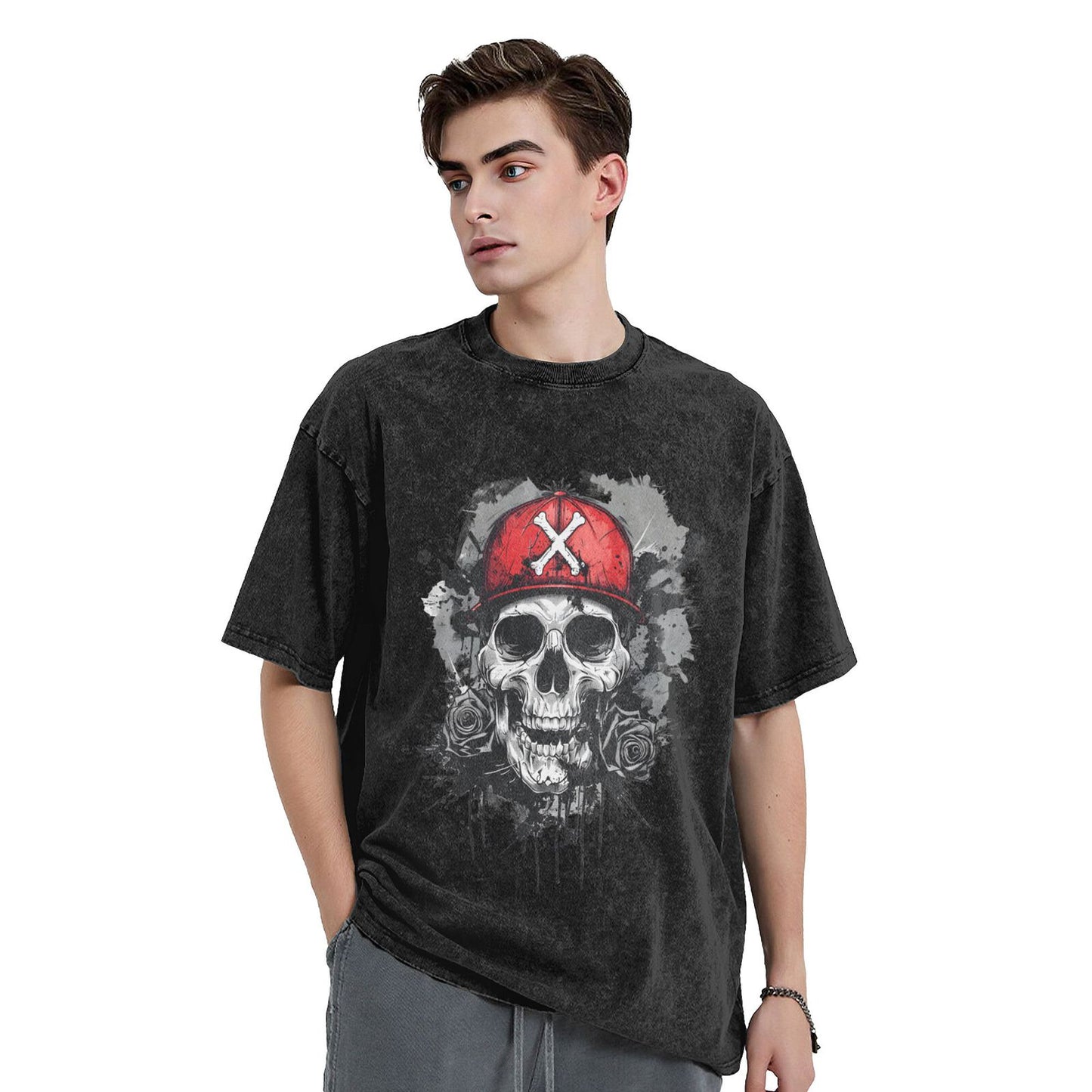 Men's Cotton T-Shirts Unisex Short Sleeves Casual T-Shirts for Men GOT051B