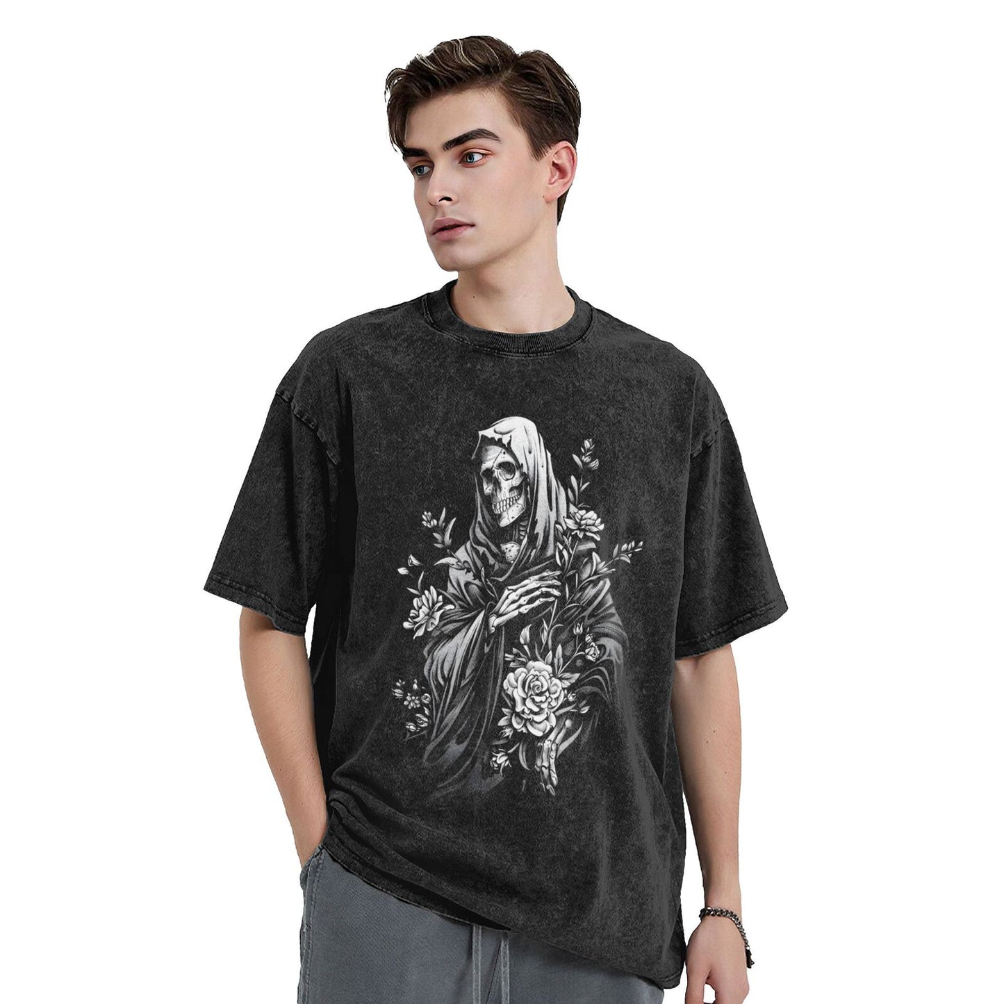 Men's Heavyweight Cotton Short Sleeve Crew Neck T-Shirt GOT101G
