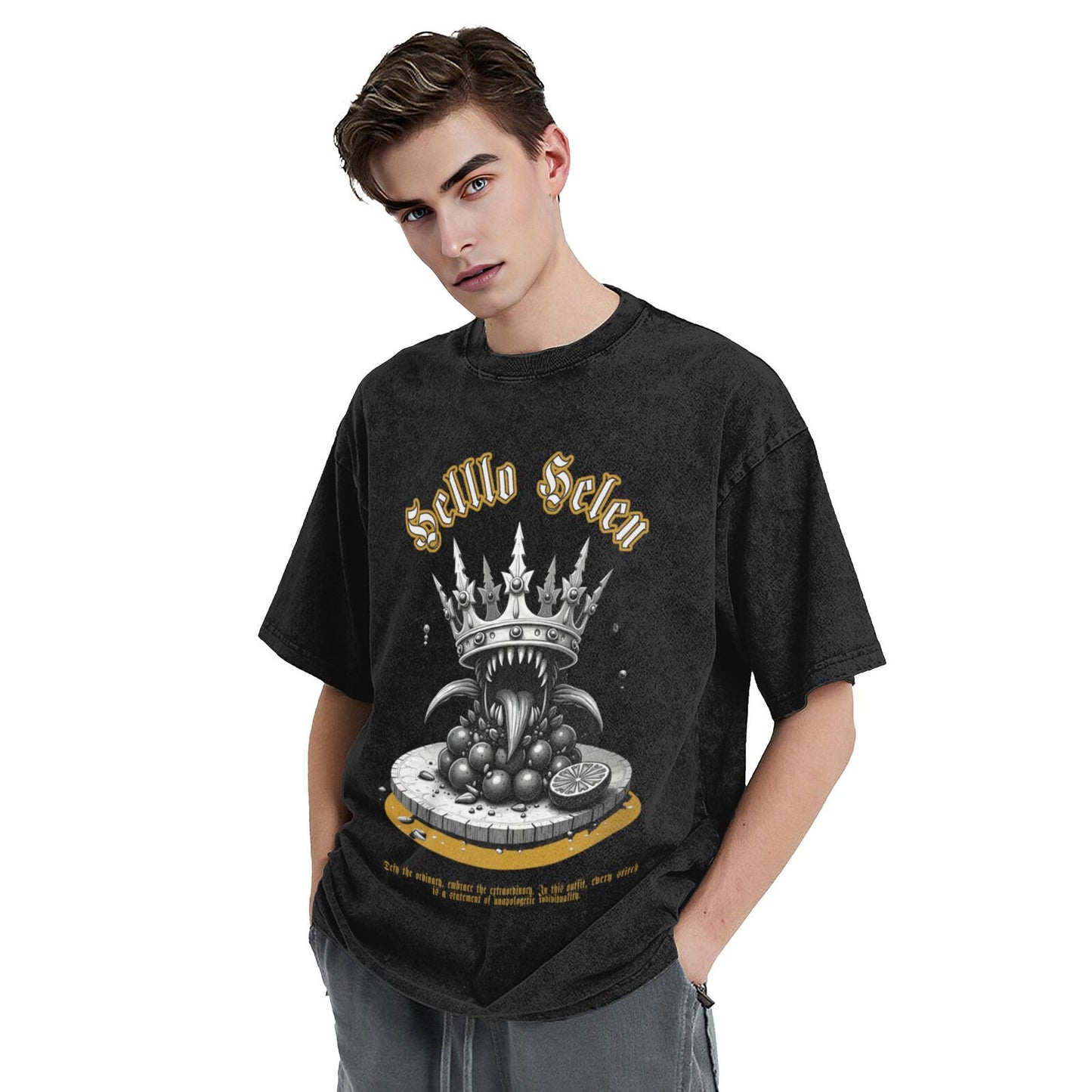Men's Cotton T-Shirts Unisex Short Sleeves Casual T-Shirts for Men GOT059B
