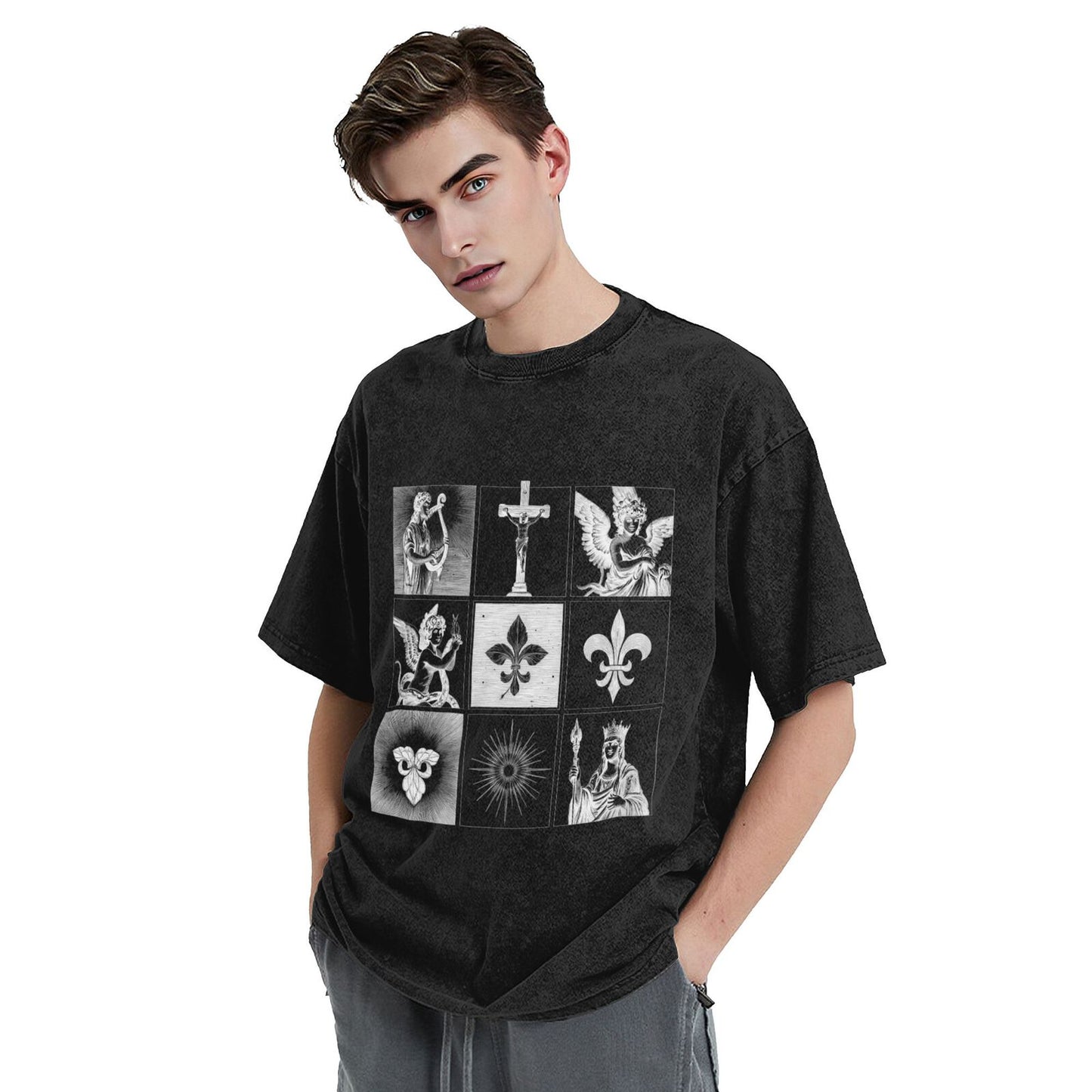 Mens T Shirt - Short Sleeve Breathable Workout Shirt with 4-Way Stretch Fresh Classic Tshirts GOT125W
