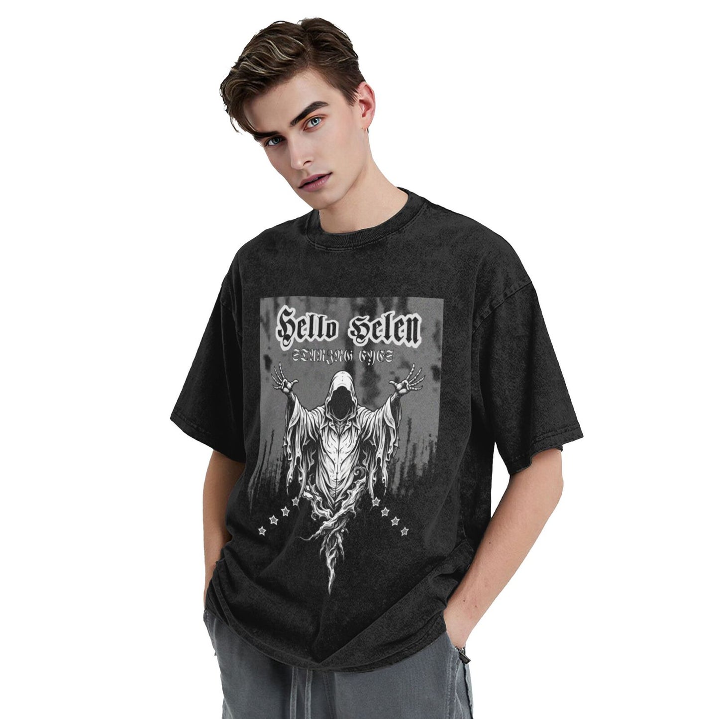 Men's Cotton T-Shirts Unisex Short Sleeves Casual T-Shirts for Men GOT056G
