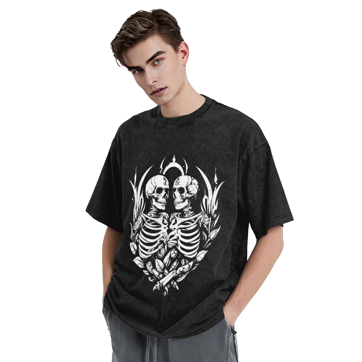 Mens T Shirt - Short Sleeve Breathable Workout Shirt with 4-Way Stretch Fresh Classic Tshirts GOT087W