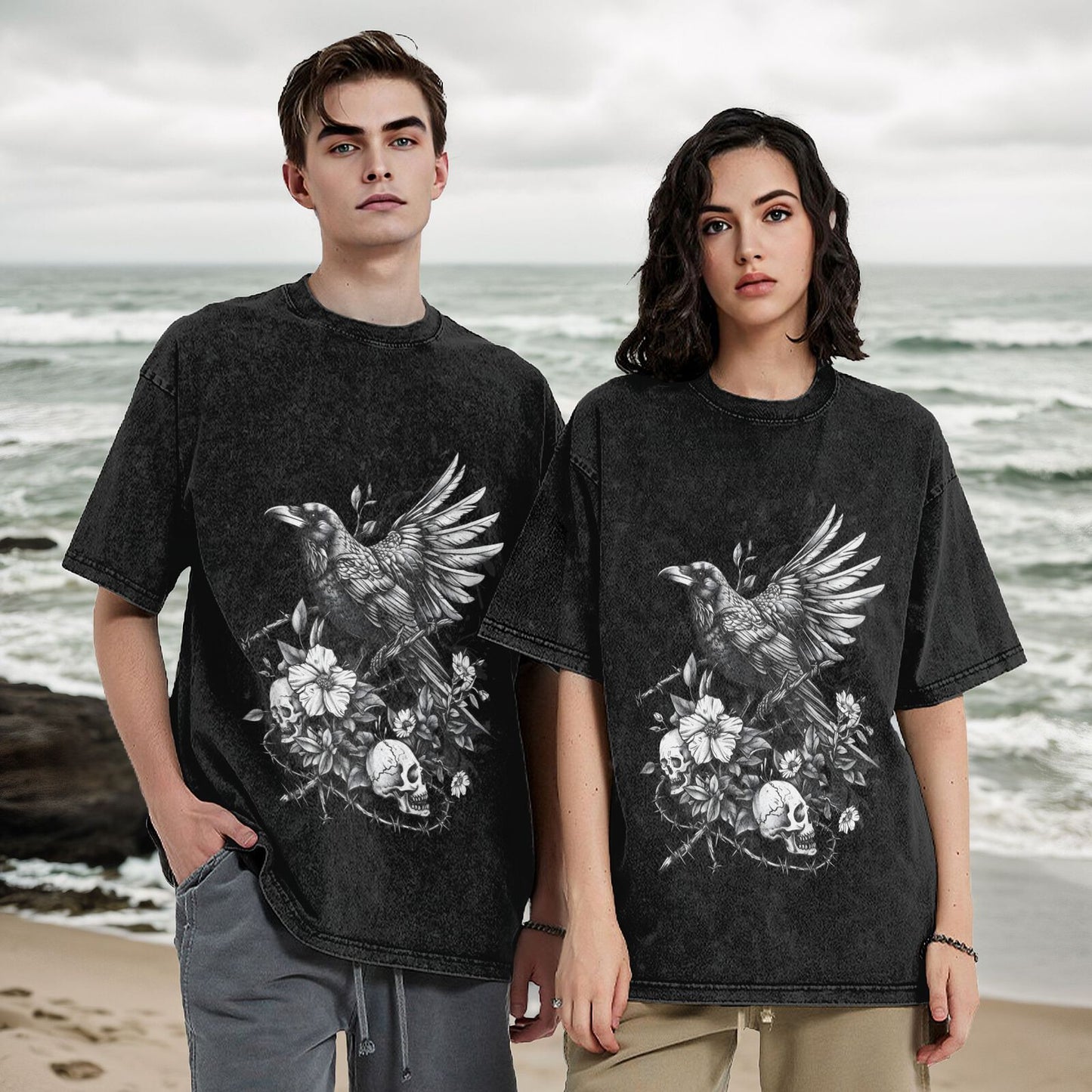Men's Heavyweight Cotton Short Sleeve Crew Neck T-Shirt GOT102B