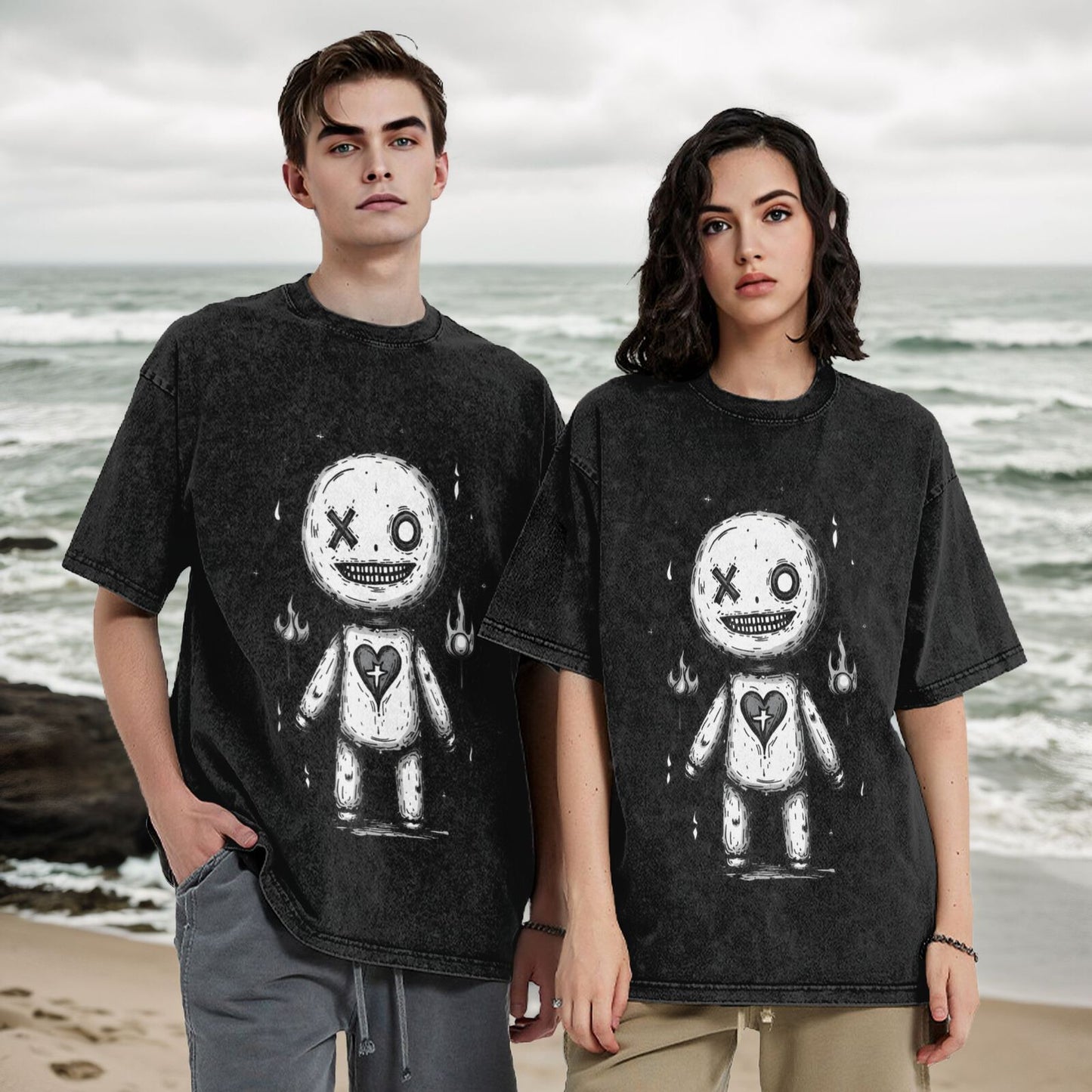 Men's Cotton T-Shirts Unisex Short Sleeves Casual T-Shirts for Men GOT094W